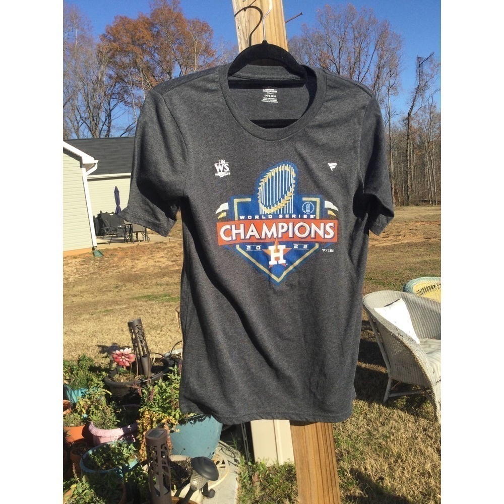 Genuine merchandise Womens short sleeve‎ t-shirt L Houston astros World Series